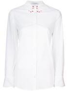 Vivetta Embroidered Collar Shirt - White