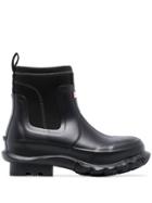 Stella Mccartney X Hunter Black Rubber Rain Boots