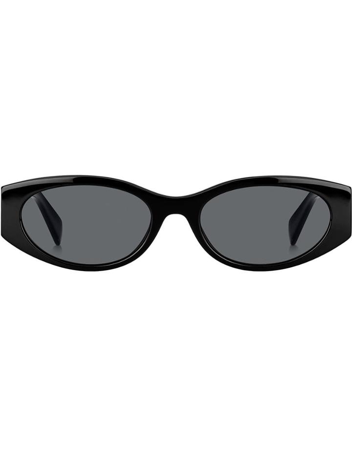 Tommy Hilfiger Slim Oval Sunglasses - Black