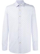 Paul Smith Polka Dot Print Shirt, Men's, Size: 41, Blue, Cotton