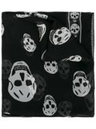 Alexander Mcqueen - Skull Scarf - Women - Silk - One Size, Women's, Black, Silk