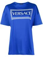 Versace Logo Patch T-shirt - Blue