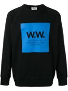 Wood Wood - Printed Sweatshirt - Men - Cotton - L, Black, Cotton