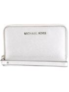 Michael Michael Kors 'jet Set Travel' Wristlet - Metallic
