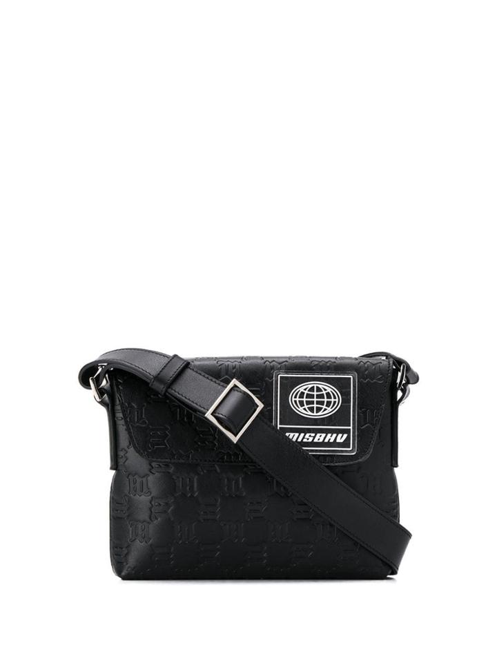 Misbhv Logo Printed Shoulder Bag - Black