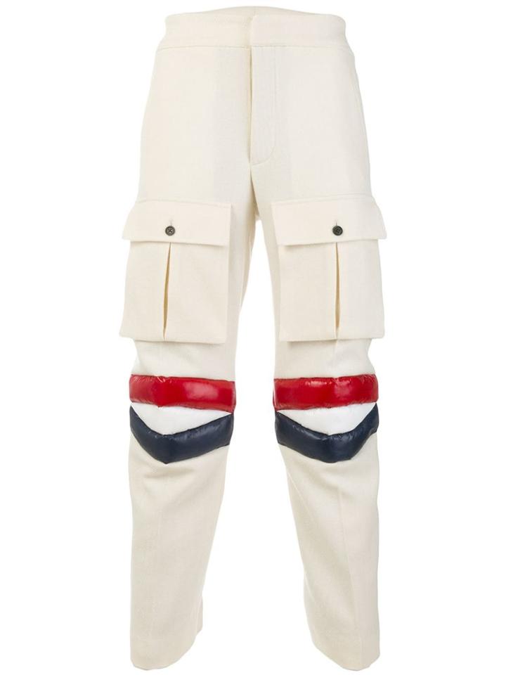 Thom Browne Articulated Fun Mix Donegal Wool Trouser - White