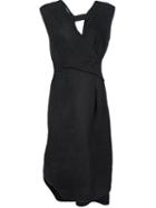 Narciso Rodriguez Deep V-neck Fitted Dress