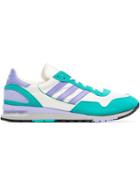 Adidas White, Green And Lilac Lowertree Spzl Sneakers
