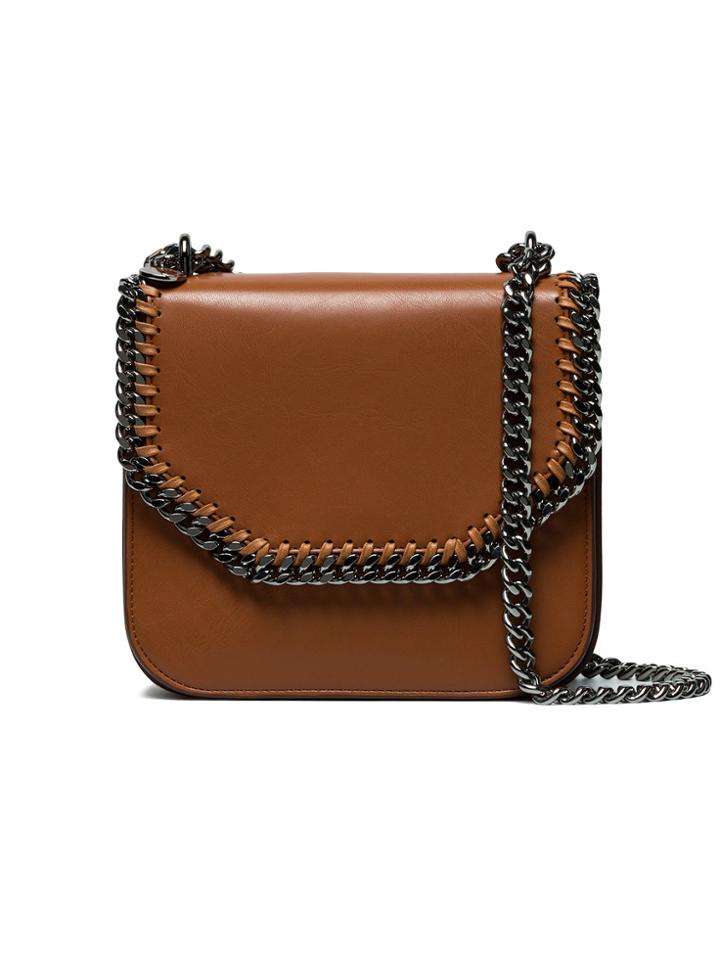 Stella Mccartney Falabella Box Shoulder Bag - Brown