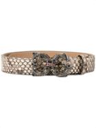 Dolce & Gabbana Logo Belt - Neutrals