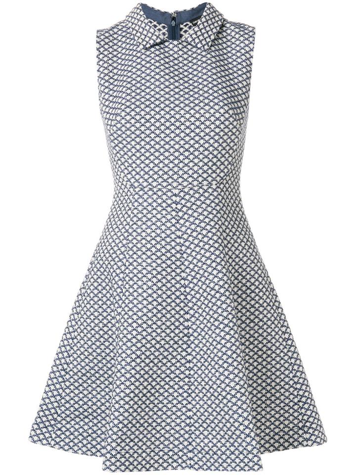 Emporio Armani Flared Collar Dress - Blue