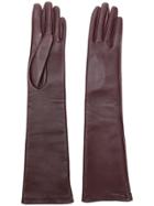 Salvatore Ferragamo Long Gloves - Red