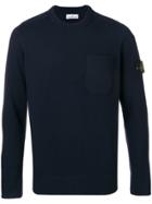 Stone Island Round Neck Sweater - Blue