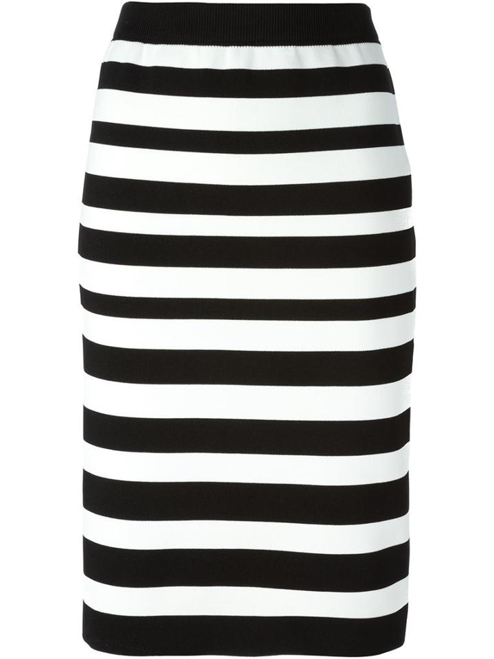 Tsumori Chisato Stripped Straight Skirt