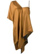 Maison Margiela Asymmetric Draped Blouse, Women's, Size: 42, Silk