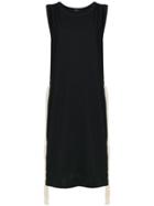 Bassike Drawstring Dress, Women's, Size: 10, Black, Cotton