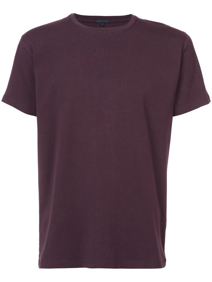 Pya Crew Neck Fitted T-shirt - Pink & Purple