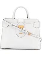 Moschino Top Handle Tote - White