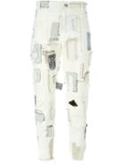 Heikki Salonen Skinny Fully Patched 5 Pocket Jean, Women's, Size: Medium, White, Spandex/elastane/wool