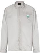 Prada Zip Up Technical Jacket - Grey