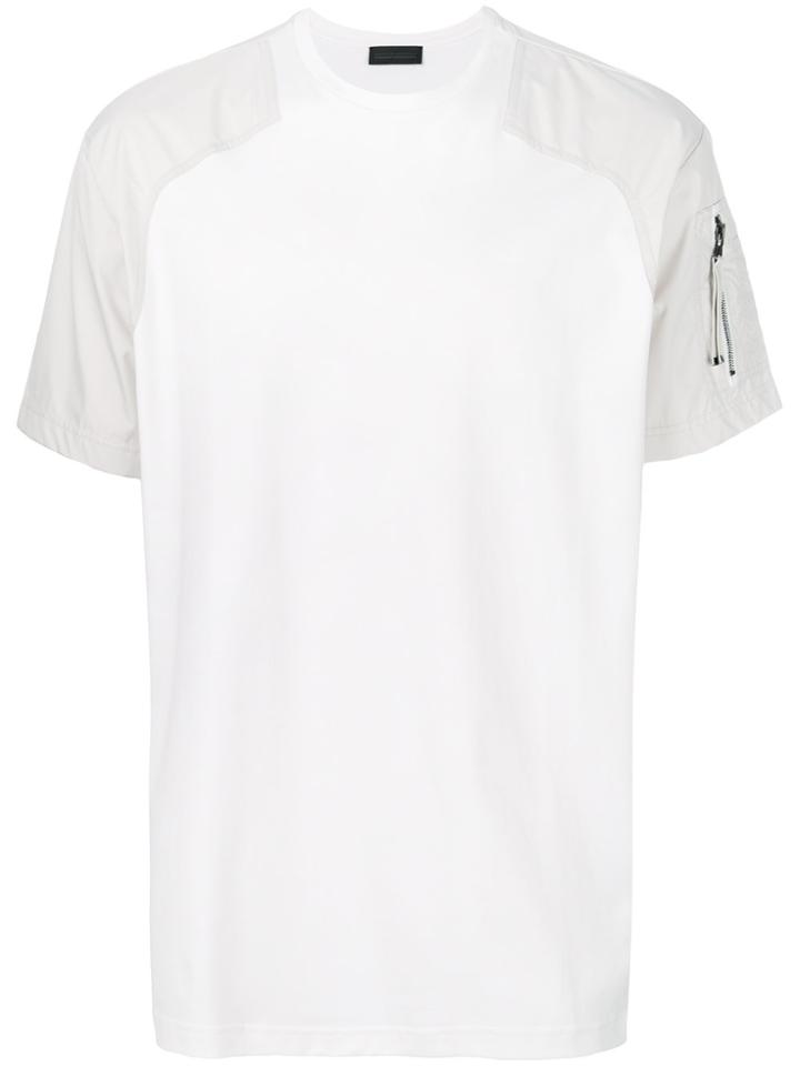 Diesel Black Gold Zipped Pocket T-shirt - White