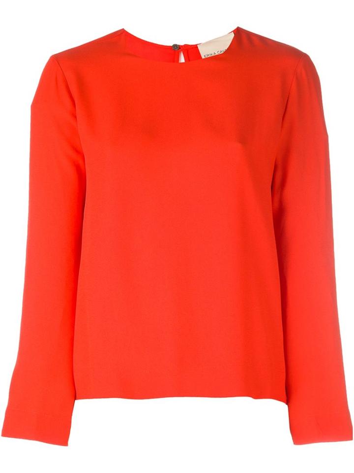 Erika Cavallini Jewel Neck Blouse