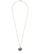 Bibi Van Der Velden 18k Rose Gold Diamond And Sapphire Shell Pendant -