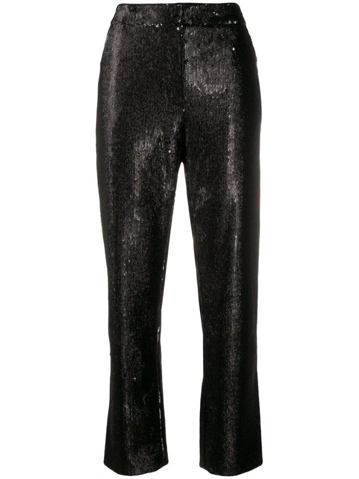 Giuseppe Di Morabito Sequin-embellished Trousers - Black