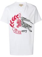 Burberry Contrast Crest T-shirt - White