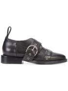 Paco Rabanne Buckled Brogues - Black