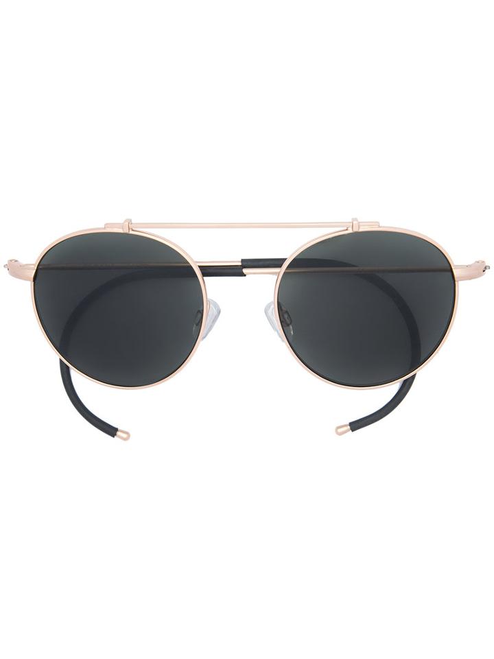 Ep0khe - 'xoa' Sunglasses - Unisex - Metal - One Size, Grey, Metal