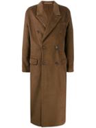 Rokh Oversized Corduroy Coat - Brown