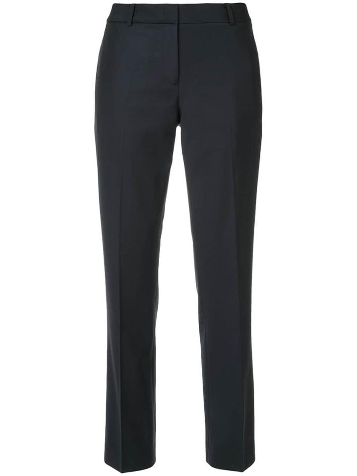 Ck Calvin Klein Luxe Tropical Skinny Trousers - Black