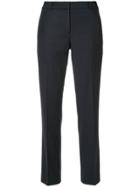 Ck Calvin Klein Luxe Tropical Skinny Trousers - Black