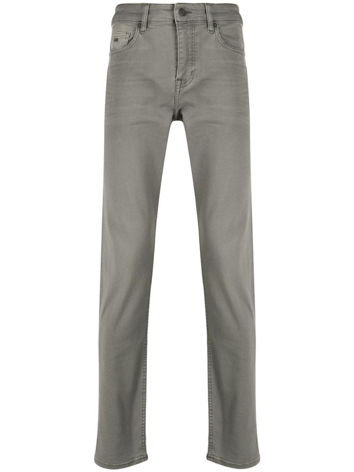 Boss Hugo Boss Colour-block Polo Shirt - Grey