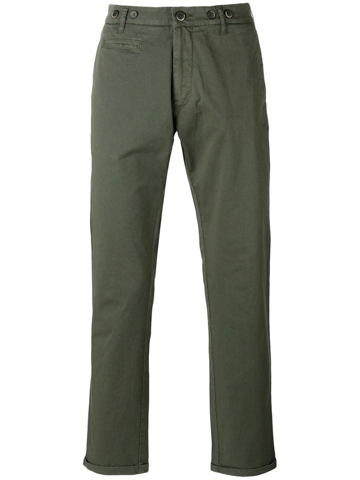 Barena - Classic Chinos - Men - Cotton/polyester/spandex/elastane - 50, Green, Cotton/polyester/spandex/elastane