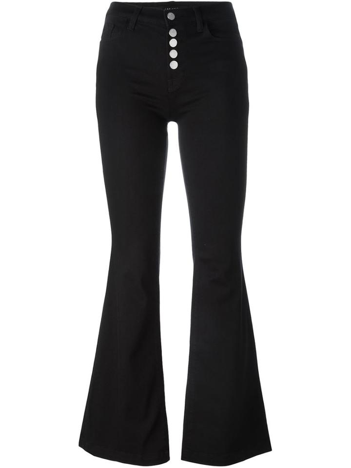 J Brand Flared Jeans, Women's, Size: 27, Black, Cotton/polyester/spandex/elastane/viscose