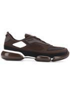Prada Cloudbust Knit-detail Sneakers - Brown