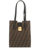 Fendi Pre-owned Ff Pattern Tote Bag - Brown