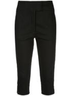 Nicholas Cropped Slim-fit Trousers - Black