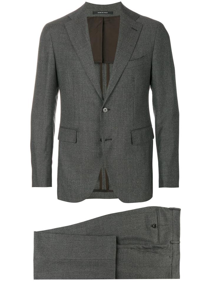 Tagliatore Slim Fit Suit - Brown
