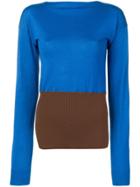 Marni Fitted Knit Sweater - Blue