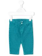 Knot - Earth Stripe Pants - Kids - Cotton/spandex/elastane - 24 Mth, Green