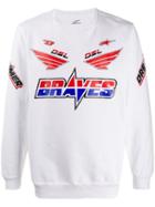 Diesel Racer Print Sweatshirt - White