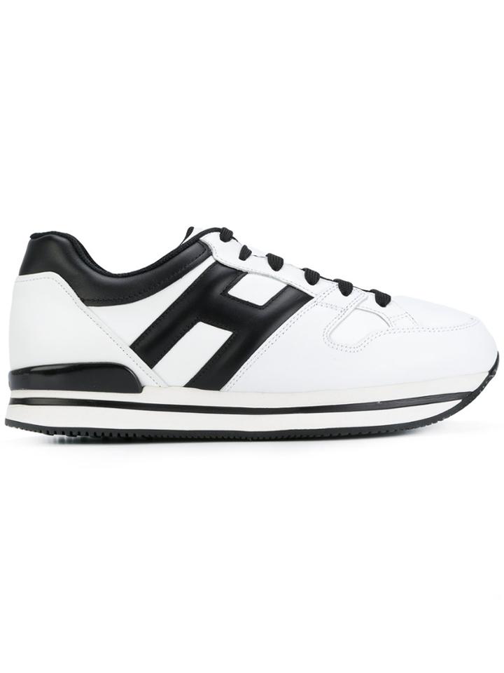 Hogan Logo Lace-up Sneakers - White