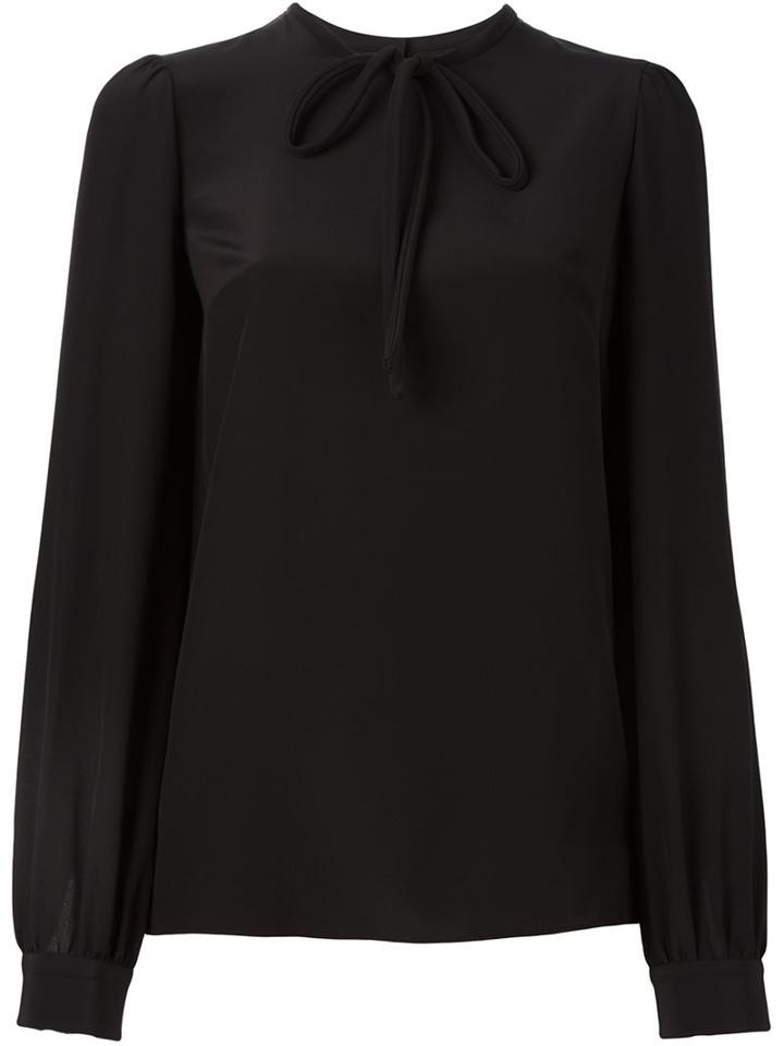 Dolce & Gabbana Tied Neckline Blouse