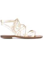 Sam Edelman Gemma Sandals, Women's, Size: 36, Grey, Calf Leather/rubber/polyurethane