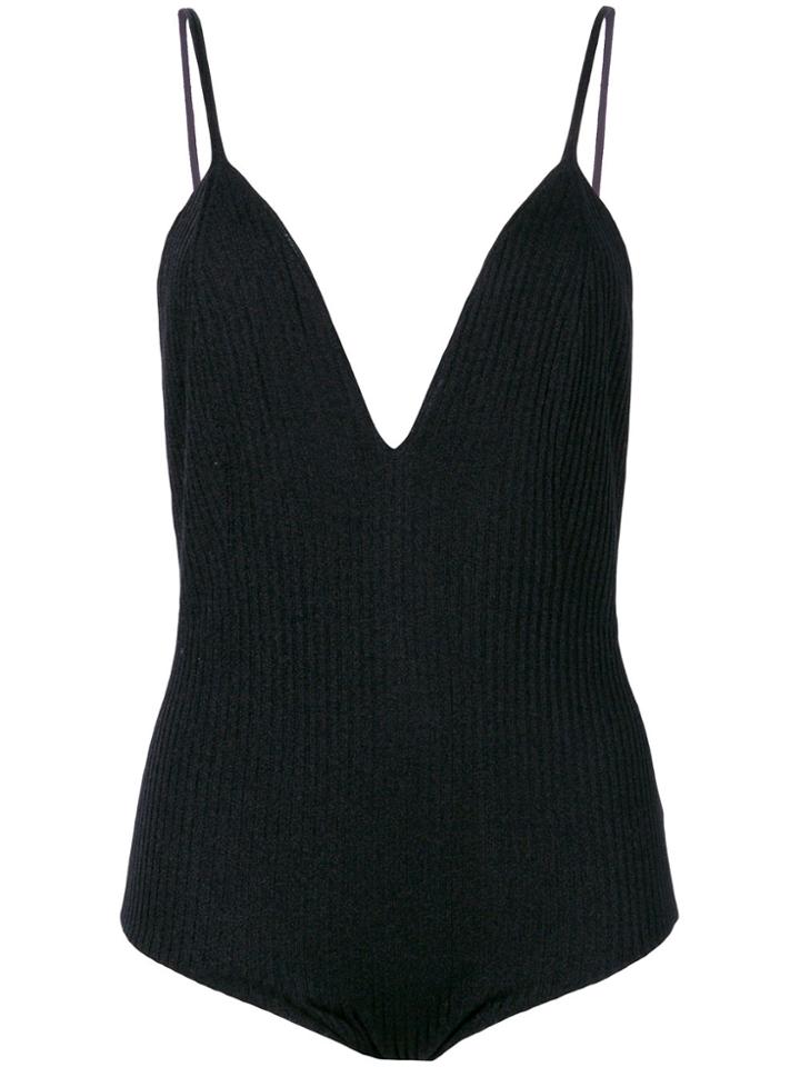 Iro Deep V-neck Body - Black
