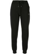 Ea7 Emporio Armani Logo Drawstring Track Trousers - Black