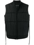 Craig Green Quilted Down Gilet - Black
